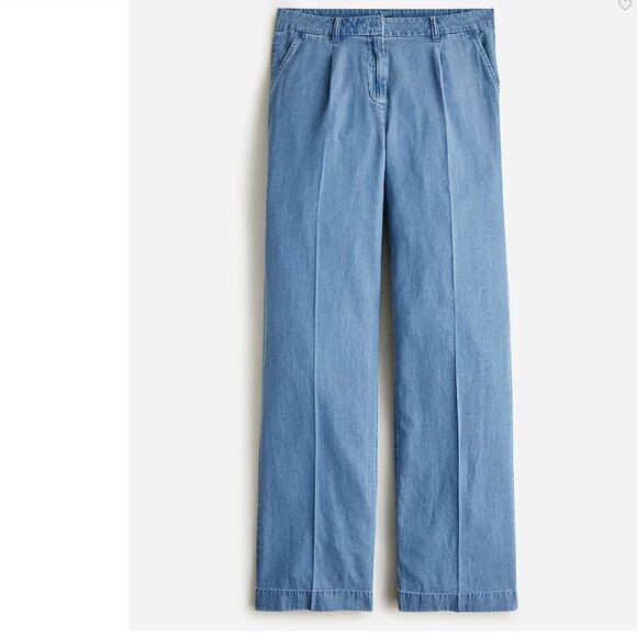 J. Crew Denim - J Crew Lightweight Wide-leg Soft Chambray Jeans | Size 2